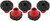 PG353 - 5-PC 2" WHEEL HUB CLEANING PADS, (FOR USE WITH #TIT-51798)