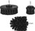 PG106 - ENSEMBLE DE BROSSES DE NETTOYAGE À TIGE HEXAGONALE DE 1/4 » 3 PIÈCES, 2 », 3,5 », 4 », MAX 1000 TR/MIM
