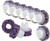 PG341 - DISQUES DE NETTOYAGE DE MOYEUX DE FREIN SCOTCH-BRITE™ ROLOC™, VIOLET, TROU CENTRAL DE 1,5 » X 5/8 », BOÎTE DE 10