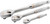 PG124 - 3-PC 1/4", 3/8", 1/2" DR. FULL POLISH FIXED HEAD TEARDROP RATCHET SET, 5"-8"-11", 120XP