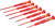 7-PC INSULATED PRECISION SCREWDRIVER SET, (5) SLOTTED 1.5MM-3MM, (2) PHILLIPS #00, #0