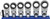 PG125 - 6-PC 12 PT. NANO FLEX OFFSET RATCHETING ATTACHMENT SET – 3/8" DR. (14, 15, 16, 17, 18, 19MM)