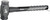 PG192 - PRO-X 4 LB. CROSS PATTERN DRILLING HAMMER, FIBERGLASS HANDLE