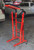 PG289 - Capacité économique de 400 LBS RAMPANTE PLIABLE DE TOPSIDER, HAUTEUR RÉGLABLE, ROUGE