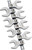 PG155 - 8-PC 1/2" DRIVE METRIC JUMBO CROWFOOT WRENCH SET, 24MM-32MM