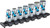 PG147 - 7 pièces PRISE 1/4" Jeu de douilles universelles métriques 12 pans AUTO-FLEX™, de 6 mm à 13 mm