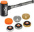 PG198 - 28 OZ. DBX™ DEAD BLOW HAMMER SET WITH 4 DIFFERENT MATERIAL REPLACEABLE STRIKING FACES