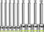 PG3 - 9-PC 1/4" & PRISE 3/8" ENSEMBLE DE PILOTES TORX LONG BALL RPT, T10-T50