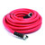 3/4"X50' Rubber Jackhammer Hose-Red- Universal Coupler without Bend Restrictors