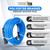 Blu Shield Tough Tek Rubber Pressure Washing Hose 1/4" X 100' with M22 Fittings Non Marking (3000:12000 PSI)