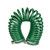 Avagard Recoil Water Hose 3/8" X 25' with 3/4" Male and Female GHT Fittings, Two  Stainless Steel Spring guard on Both Ends. Green Color