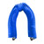Tuyau d’eau à recul Avagard 3/8 » X 50' avec raccords GHT mâle et femelle de 3/4 », deux protège-ressorts en acier inoxydable aux deux extrémités.  Couleur bleue