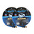Tuyau d’air en caoutchouc BluBird 3/8 » X 15' - 3/8 » mâle-NPT, 300 PSI, EPDM, paquet de 2