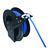 BluBird Rubber 1/2" X 50' Air Hose Single Arm 20 Gauge Retractable Reel.  Includes 3' Jumper Hose, 3/8" Male-NPT, 300 PSI, EPDM