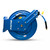 PG109 - Tuyau d'air en caoutchouc BLUBIRD 1/2" x 100', enrouleur double bras XL, calibre 18, rétractable. Comprend un tuyau de raccordement de 3', raccord mâle 3/8" NPT, pression 300 PSI, EPDM