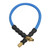 BluBird Rubber Air Hose Whip / Snubber 3/8" X 5'- 3/8" Male-NPT, 300 PSI, EPDM, 2 Pack