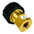 Blu Shield Adaptateur de nettoyeur haute pression métrique à filetage femelle de 1/4 po x femelle