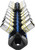 PG205 - PRISE 1/4" (BLEU), ORGANISATEUR DE DOUILLE MAGNÉTIQUE VERROUILLANT V12, STOCKE 22 DOUILLES + 1 CLIQUET