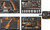 PG133 - 184-PC 1/4 », 3/8 » ET PRISE 1/2" TROUSSE À OUTILS GMTK DANS DES PLATEAUX EN MOUSSE