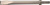 PG78 - CISEAU PLAT VIBRO-IMPACT® ROBUSTE AVEC TIGE DE 15 MM HEX (.590")