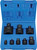 PG157 - Ensemble de 8 adaptateurs à impact réducteur, 1" FX 3/4" M, 3/4" FX 1" M, 3/4" FX 1/2" M, 1/2" FX 3/4" M, 1/2" FX 3/8" M, 3/8" FX 1/2" M, 3/8" FX 1/4" M, 1/4" FX 3/8 po M
