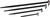 PG202 - 4-PC H-D ROLLING PRY BAR SET, 6", 12", 16", 20"