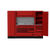 102" CTS Combo w/ Solid Back Splash - Red