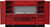 120" CTS Combo w/ Solid Back Splash - Red