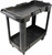 PG204 - 500 LBS CAPACITY HEAVY-DUTY 2-SHELF UTILITY CART, 17" L X 34" W X 32.5" H