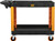 PG204 - 46" 2-SHELF HEAVY DUTY PLASTIC UTILITY CART, 500 LBS CAPACITY, 47" X 26" X 34"