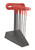 BONDHUS Cushiongrip 9" Loop Hex T-Handle Set(8 PCS)w/stand-