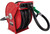 Hose reel with 50 foot hose and auto nozzle