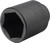 PG6 - 1" DRIVE 6 POINT DEEP IMPACT SOCKET, 2-3/4"