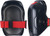PG284 - GENOUILLÈRES DE MOBILITÉ, BUCK/SANGLE AJUSTABLE, NOIR/ROUGE