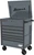 PG215 - 37" H2 6-DRAWER FLIP TOP SERVICE CART WITH POWER STRIP – GRAPHITE GRAY