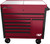 45" H2 7-DRAWER SLIDE TOP SERVICE CART WITH 2 POWER STRIPS – ROGUE RED