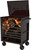 37" H2 MADMAK 6-DRAWER FLIP TOP SERVICE CART WITH POWER STRIP – MADMAK BLACK CHERRY