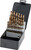 PG117 - 29-PC FRACTIONAL DRILL BIT SET, 1/16" TO 1/2" BY 64", METAL CASE
