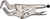 PG354  -  9" LONG SWAY BAR LINK PLIERS WITH SAWTEETH (ONE DIRECTION)