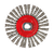 KNOTTED WIRE WHEEL BRUSH 6X5/8-11NC STEEL - 72-4460