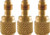 PG15 - PUMP ADAPTER, 1/2" ACME-F X 1/4" SAE-M, PACK OF 3