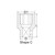 S643 3/4" DR STD IMP SKT 43MM