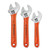 ENSEMBLE DE CLÉS,ADJ,6 »,8 »,10 »,CHROME,CUSH GRP