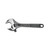 WRENCH,8",ADJ,WIDE JAW,CARDED