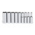SOCKET SET,9PC,3/8" DRIVE,6PT,DEEP,SAE