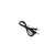 1 to 1 extension cable (Black)