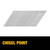 15GA "DA" ANGLED FINISH NAILS, 2-1/2", CHISEL POINT, GALVANIZED, 2500 CT