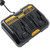 12V/20V MAX LI-ION DUAL PORT JOBSITE CHARGING STATION W/2 USB PORTS W/DCB204