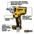 20V MAX XR TOOL CONNECT 1/2" MID TORQUE IMPACT WRENCH (DETENT PIN) - TOOL ONLY