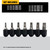 7 PC. ENSEMBLE DE "INTES DE BITS TORX